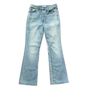 Pistola Wide Leg Flare Jeans US 27 Light Blue Wash High Rise